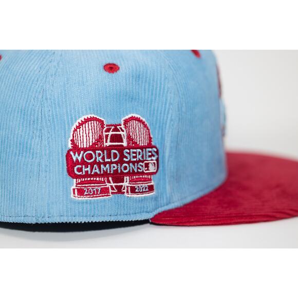 Houston Astros "Houston Oilers" Double Trophy Fitted Hat Size 7 1/8 - Picture 4 of 5